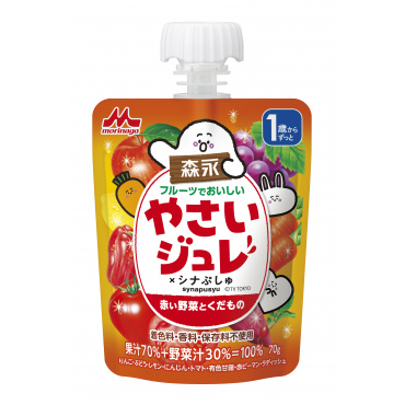 【定期購入】フルーツでおいしいやさいジュレ 赤い野菜とくだもの