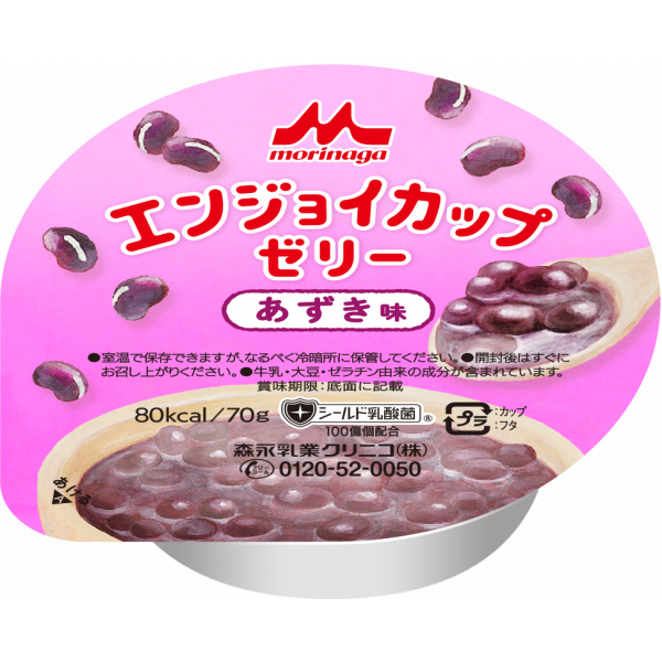 エンジョイカップゼリー（あずき味）７０ｇ×２４個